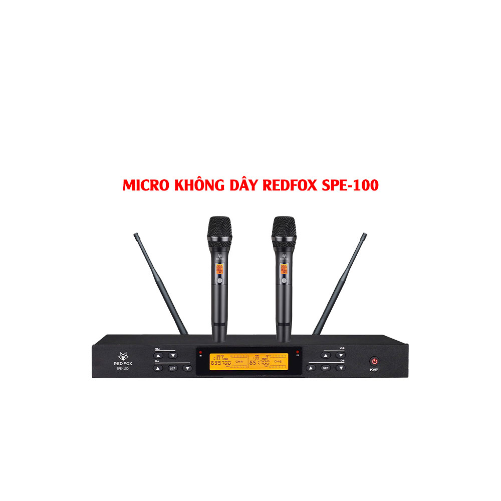 MICRO KHÔNG DÂY REDFOX SPE-100